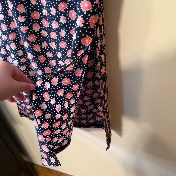 Christopher & Banks Pink and Blue Maxi A-Line Skirt - Picture 6 of 6